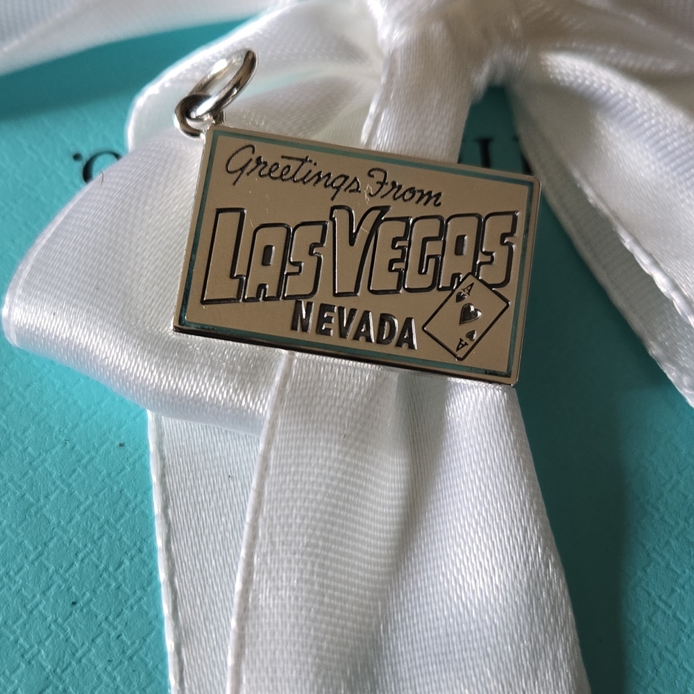 Tiffany & Co Las Vegas Postcard Charm